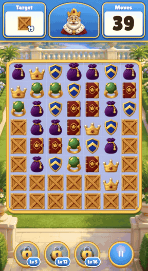 Match-3 gameplay loop