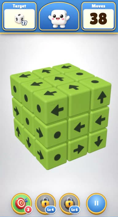 Tap away 3D — Puzzle game template