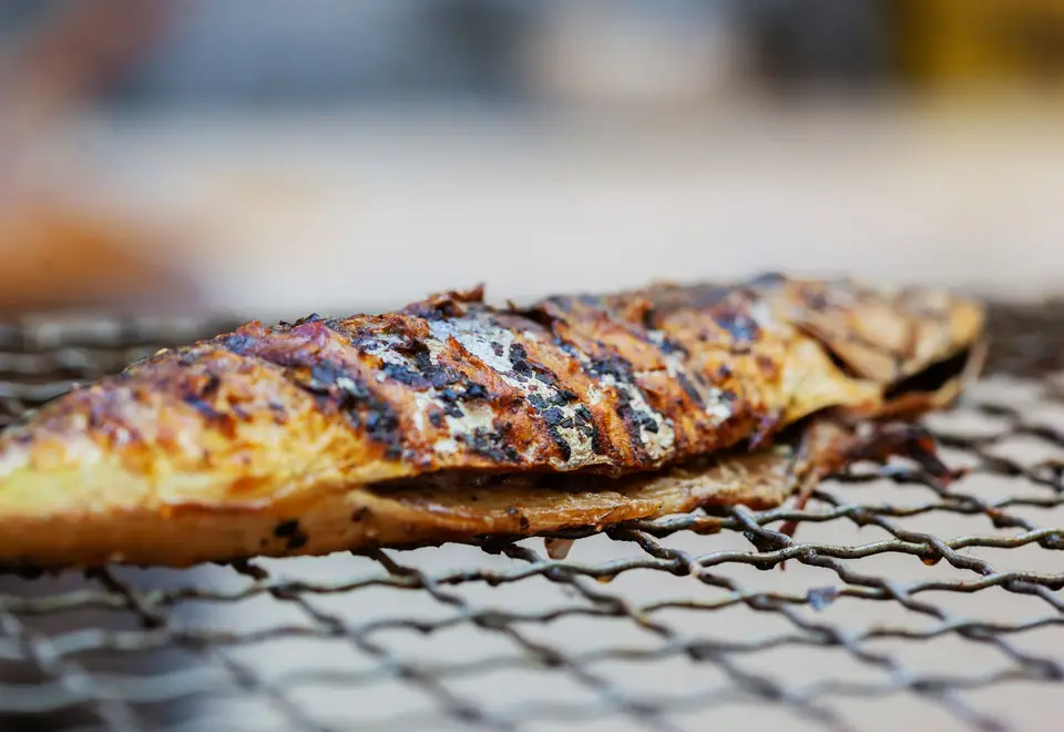 Grilled mackerel