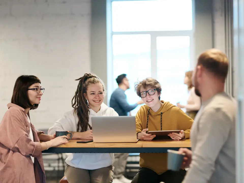 Delegates at a product kickoff