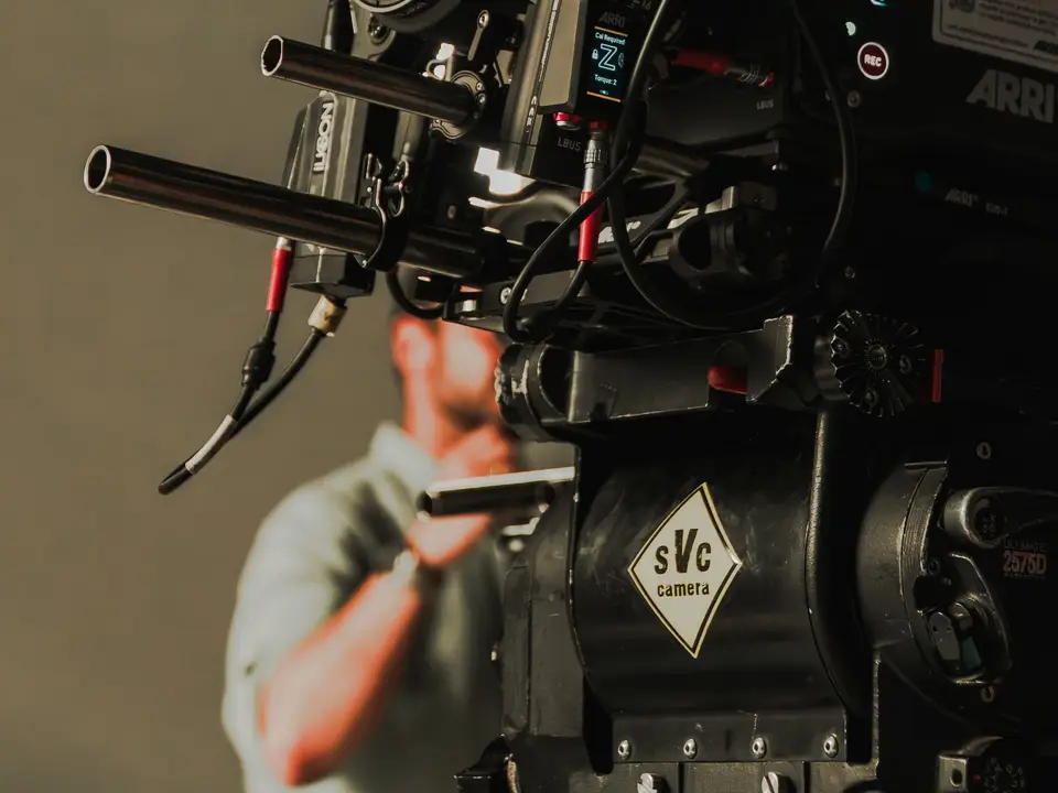Cinema lens close-up on the Ironwood commercial shoot