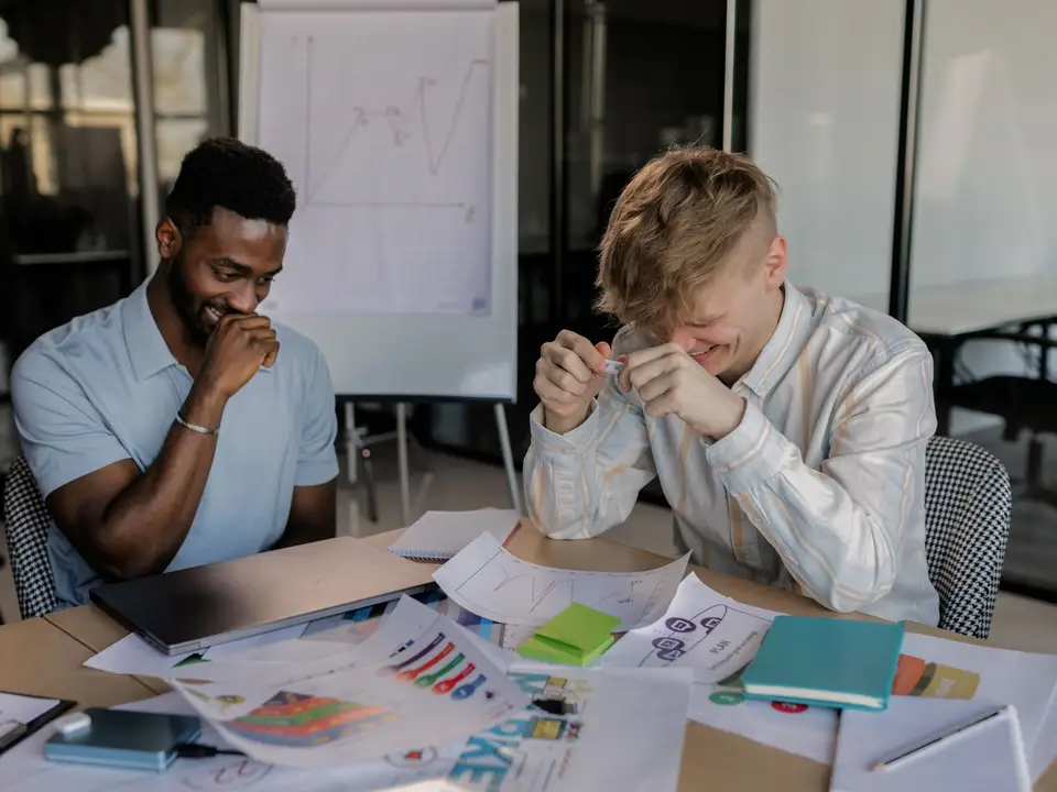 Consultant on a call reviewing an offer letter with a hiring manager