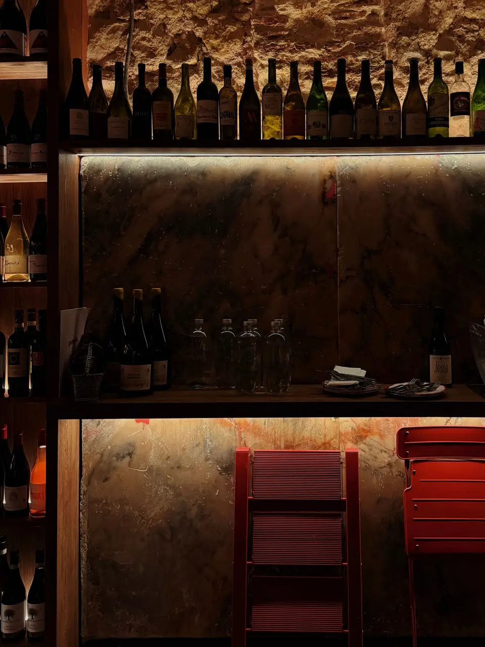 The bottle wall