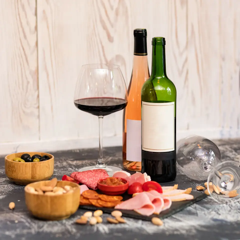 Wine and a board