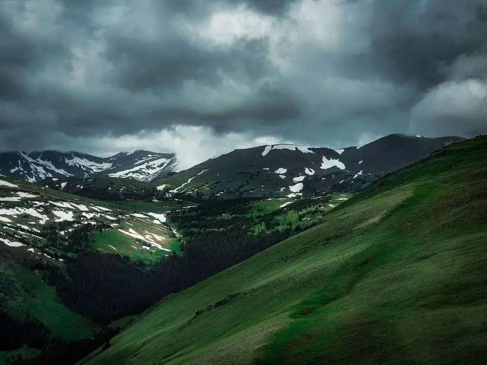 Granite peaks at dawn