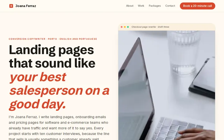 Sasha Okonkwo website template preview