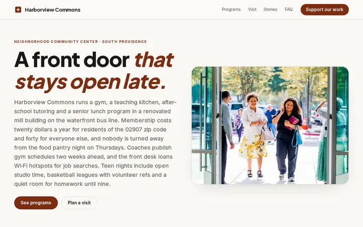 Hearth Circuit website template preview