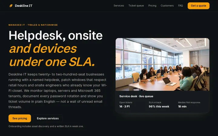 Career Coach Website website template preview