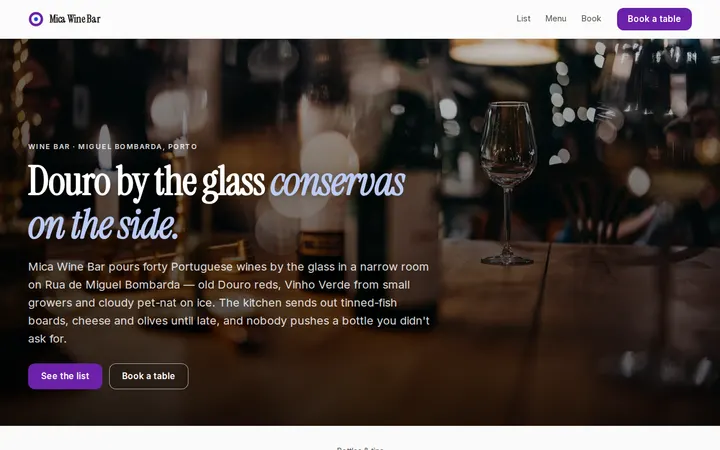 Specialty Tea Shop website template preview