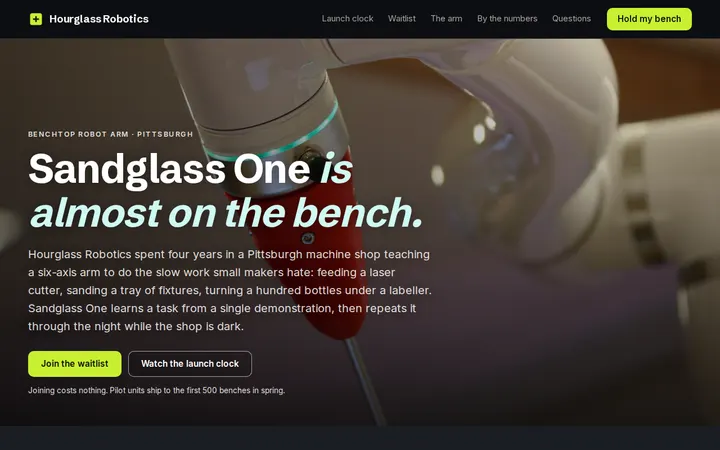 Startup Coming Soon website template preview