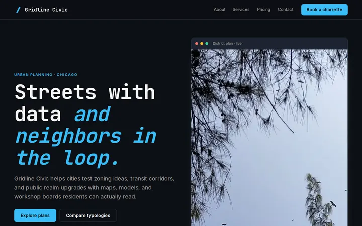 Axis Atelier website template preview